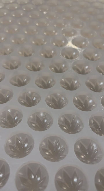 3.1 ml de molde de hierba de silicona de la hoja THC