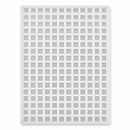 Close-up of 2.5mL square silicone gummy mold cavities