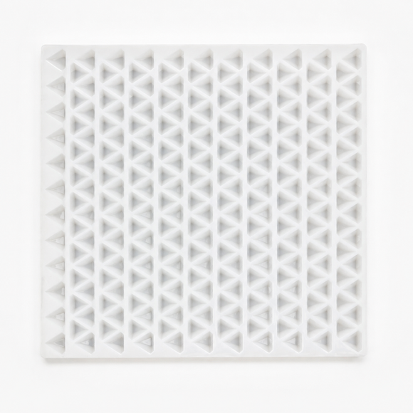 Molde vacío para gomitas de diamante de 2 mL, 179 cavidades — vista superior horizontal completa
