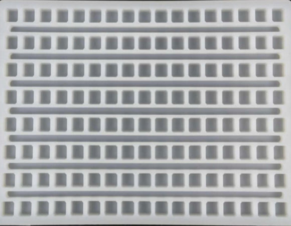 2,3 ml de depositante universal cubo moho de goma - 136 cavidades