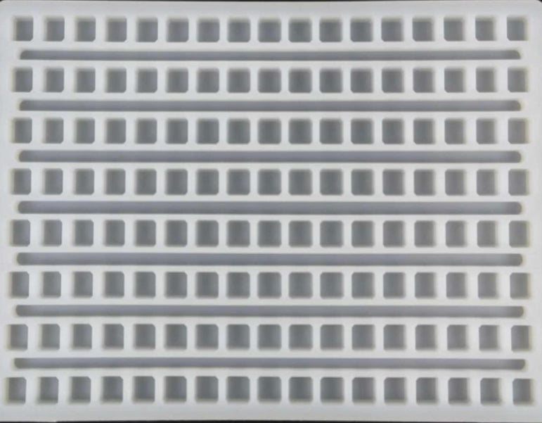 2,3 ml de depositante universal cubo moho de goma - 136 cavidades