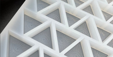 Molde de goma triángulo piramidal de 5.1 ml - 220 cavidades - 0