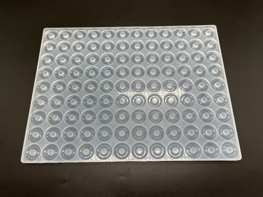 Molde de gommia de silicona de 3 ml de anillo de durazno - 108 cavidades